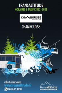 Timetable winter bus line Transaltitude Chamrousse-Grenoble Winter 2022-23