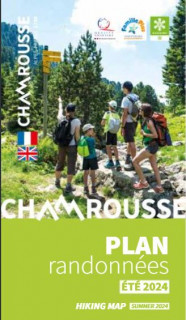 Chamrousse hiking map summer 2024