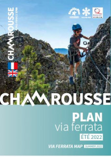 Plan de via ferrata Chamrousse été 2022