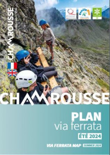 Chamrousse via ferrata leaflet summer 2024