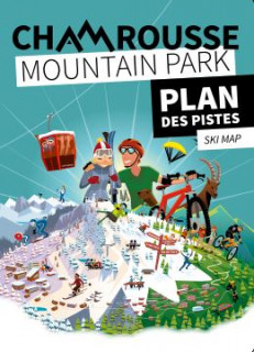 Plan des pistes (alpin, nordique, raquettes) Chamrousse hiver 2022-2023