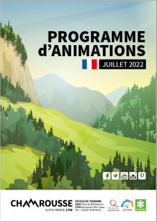 Programme animations juillet Chamrousse - été 2022