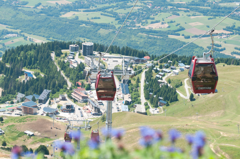 Summer gondola and chairlift
