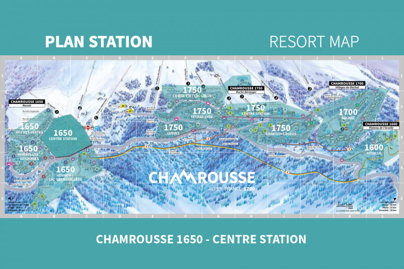 Chamrousse 1650 - Recoin : centre station