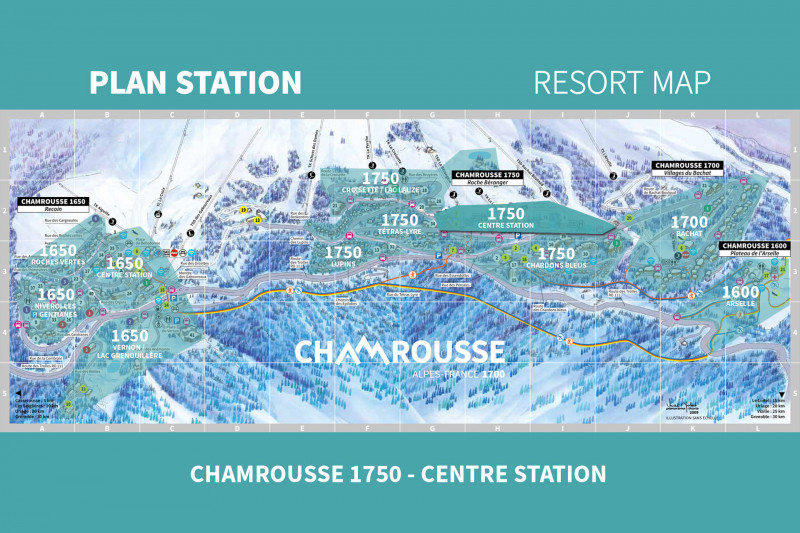 Chamrousse 1750 - Roche Béranger : centre station