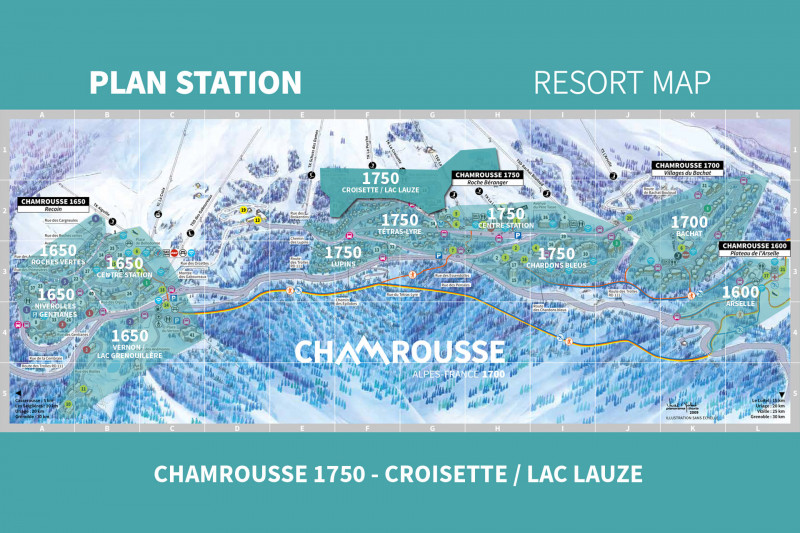 Chamrousse 1750 - Roche Béranger : Croisette / lac de la Lauze