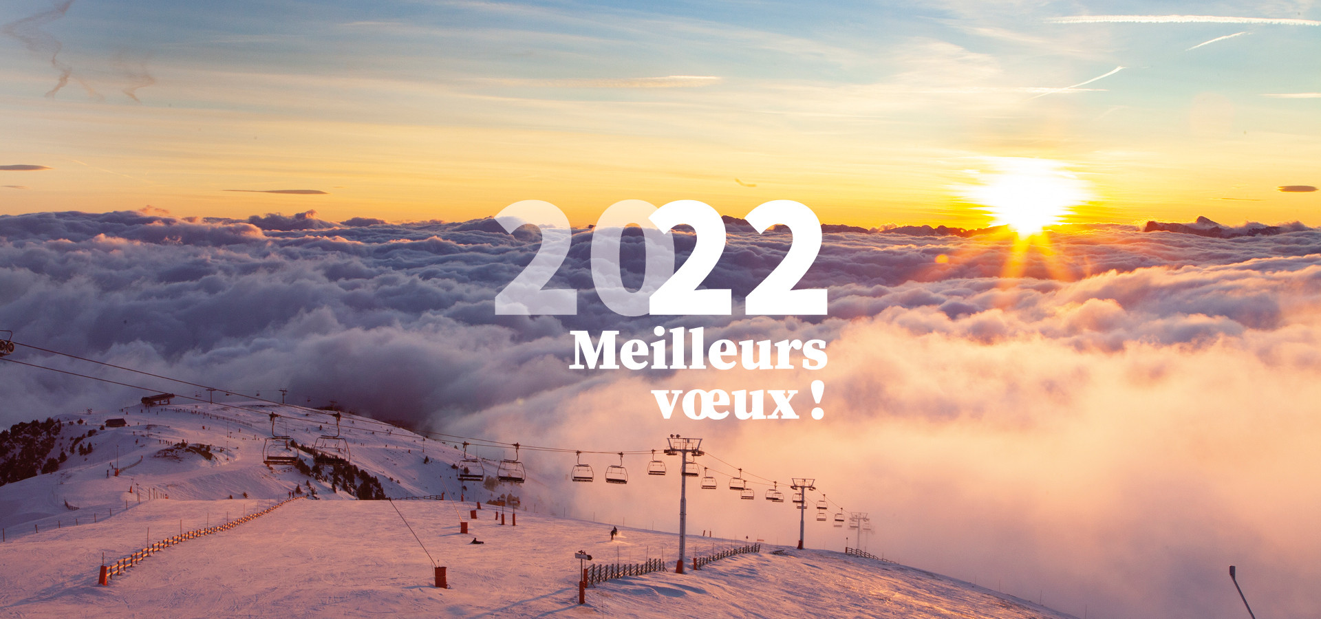 Happy new year 2022 in Chamrousse!