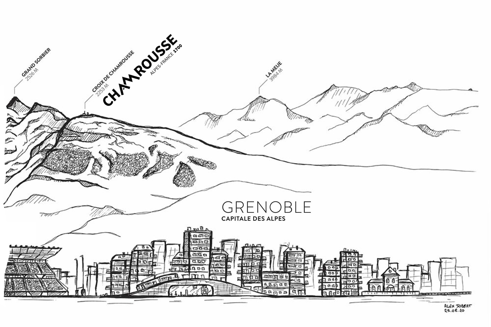 Chamrousse panoramique sud belledonne atelier duo station montagne grenoble isère alpes france