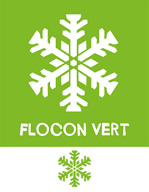 Label Flocon Vert Chamrousse - 1 flocon