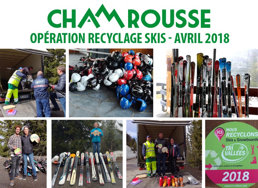 Opération recyclage skis