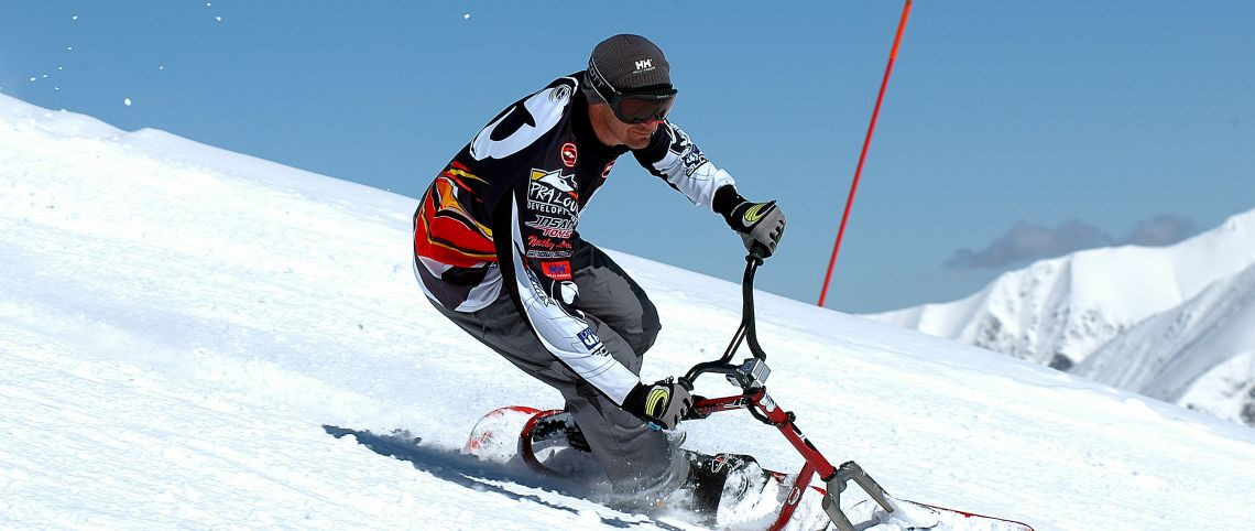 Chamrousse autre glisse snowscoot station ski montagne grenoble isere alpes france