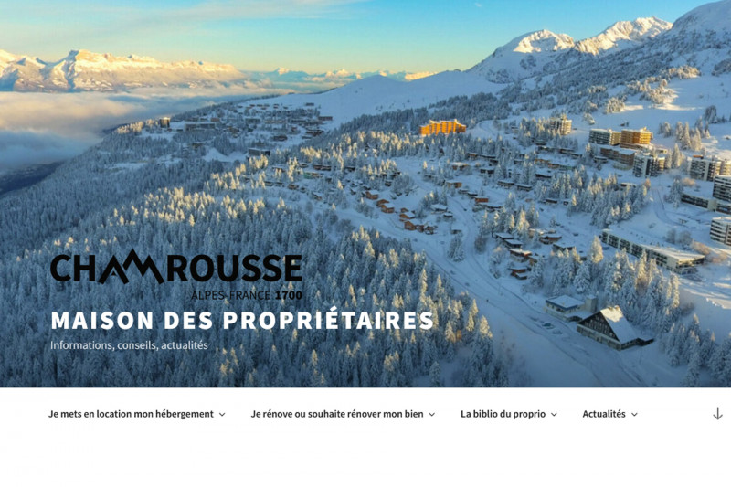 Site web Maison propriétaires Chamrousse