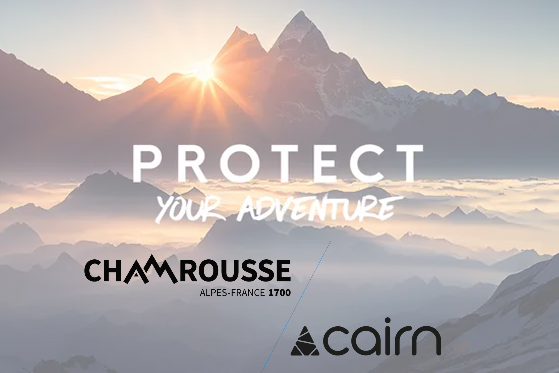Chamrousse partner Cairn sport outdoor specialist partnership mountain ski resort grenoble isere french alps france - © Cairn