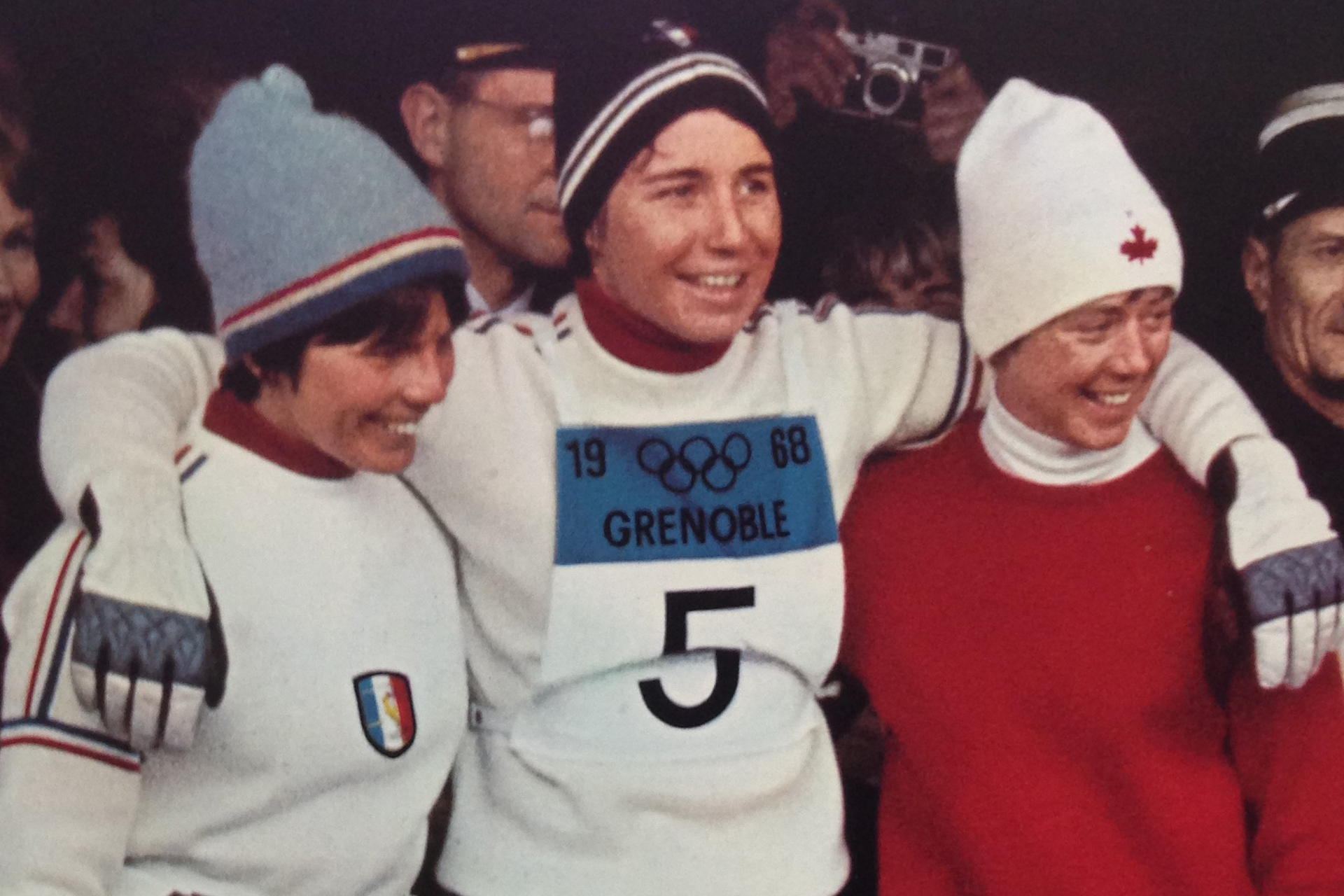 Chamrousse champion Marielle Goitschel JO jeux olympiques hiver 1968 ski alpin station ski isère france - © Fantastique Grenoble, JO 68, André-Georges DASSAUD, avril 1968