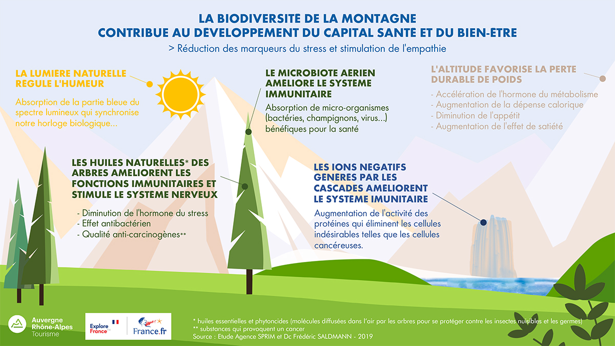 Chamrousse bienfait montagne santé biodiversite bien-être station altitude isère aura alpes france - © Auvergne Rhône-Alpes Tourisme
