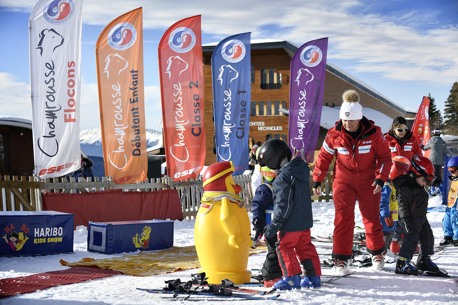 Chamrousse cours ski débutant enfant adulte station ski montagne isère alpes france - © OT Chamrousse