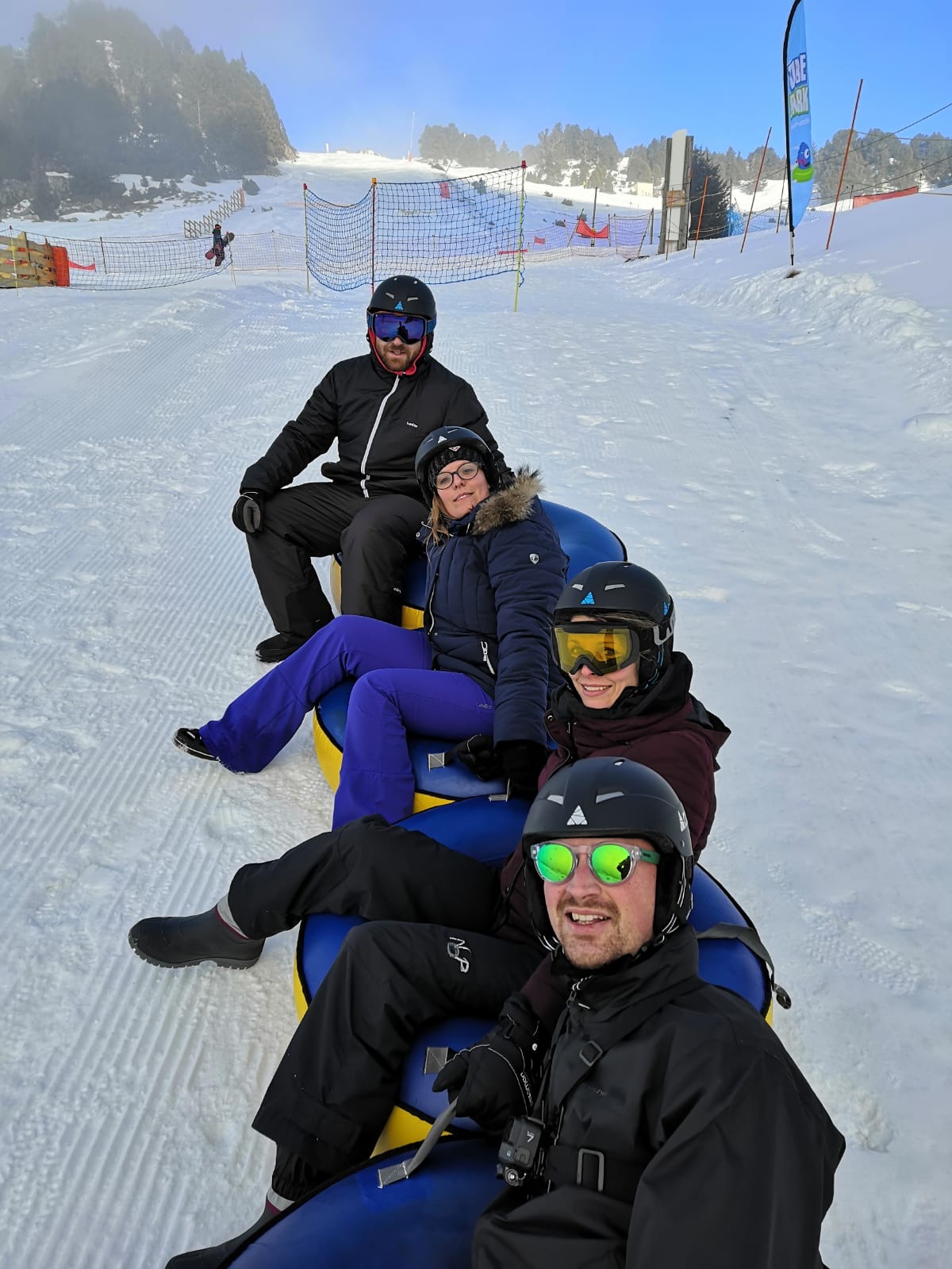 Chamrousse blog experience snowtubing tube park mountain ski resort isere french alps france - © AB