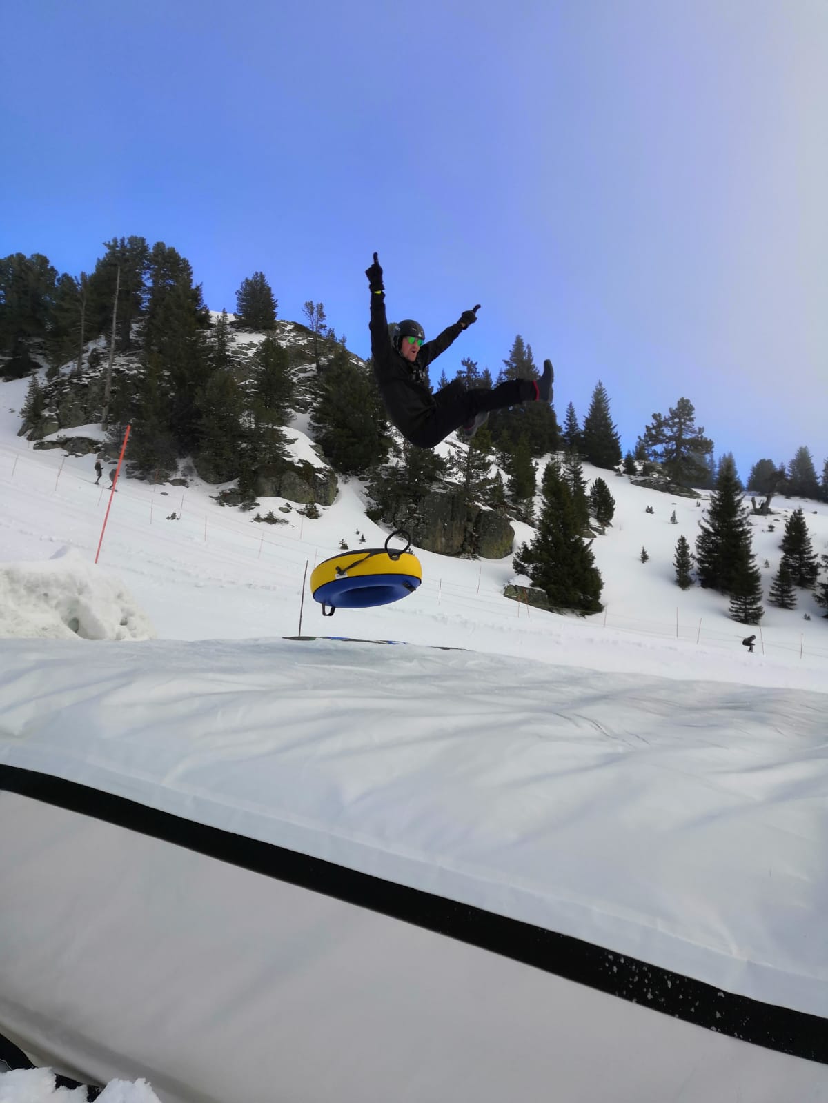 Chamrousse blog expérience test snowtubing tube park saut bag jump station ski montagne isère alpes france - © EM - OT Chamrousse