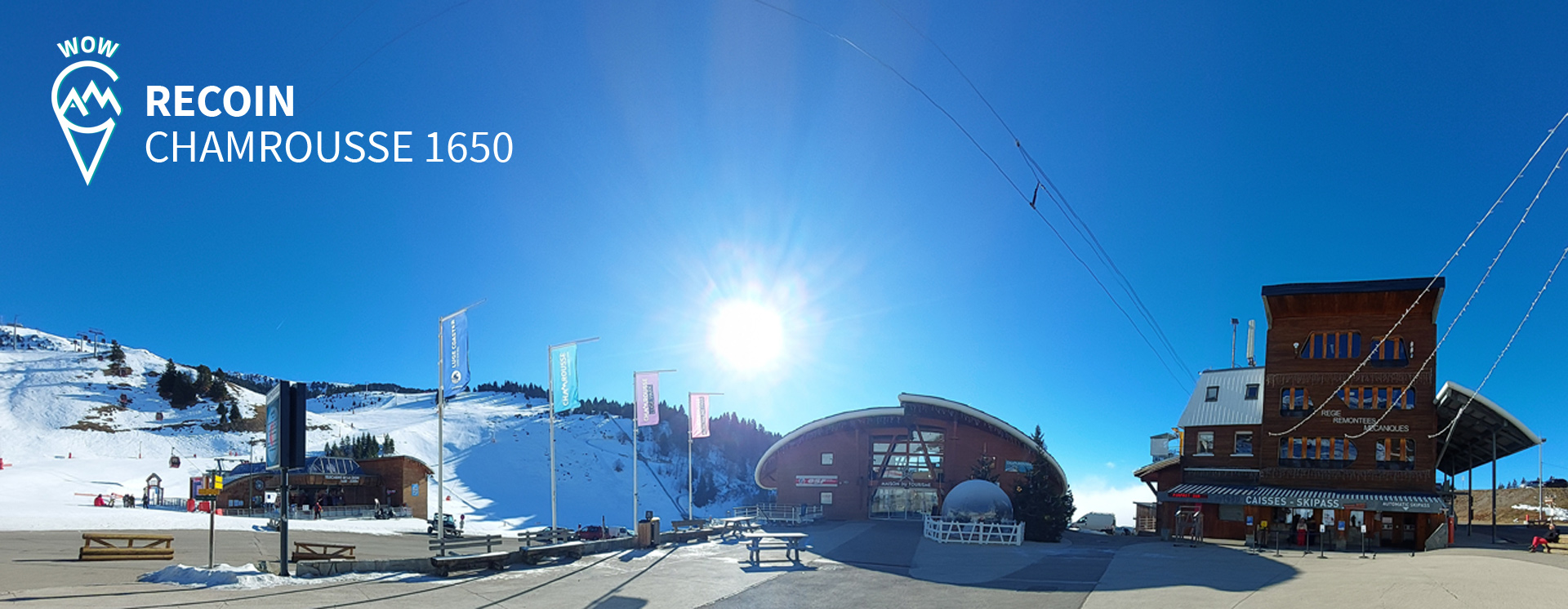 Chamrousse photo panoramique panorama village 1650 recoin hiver station ski montagne grenoble isère alpes france - &copy; EM - OT Chamrousse