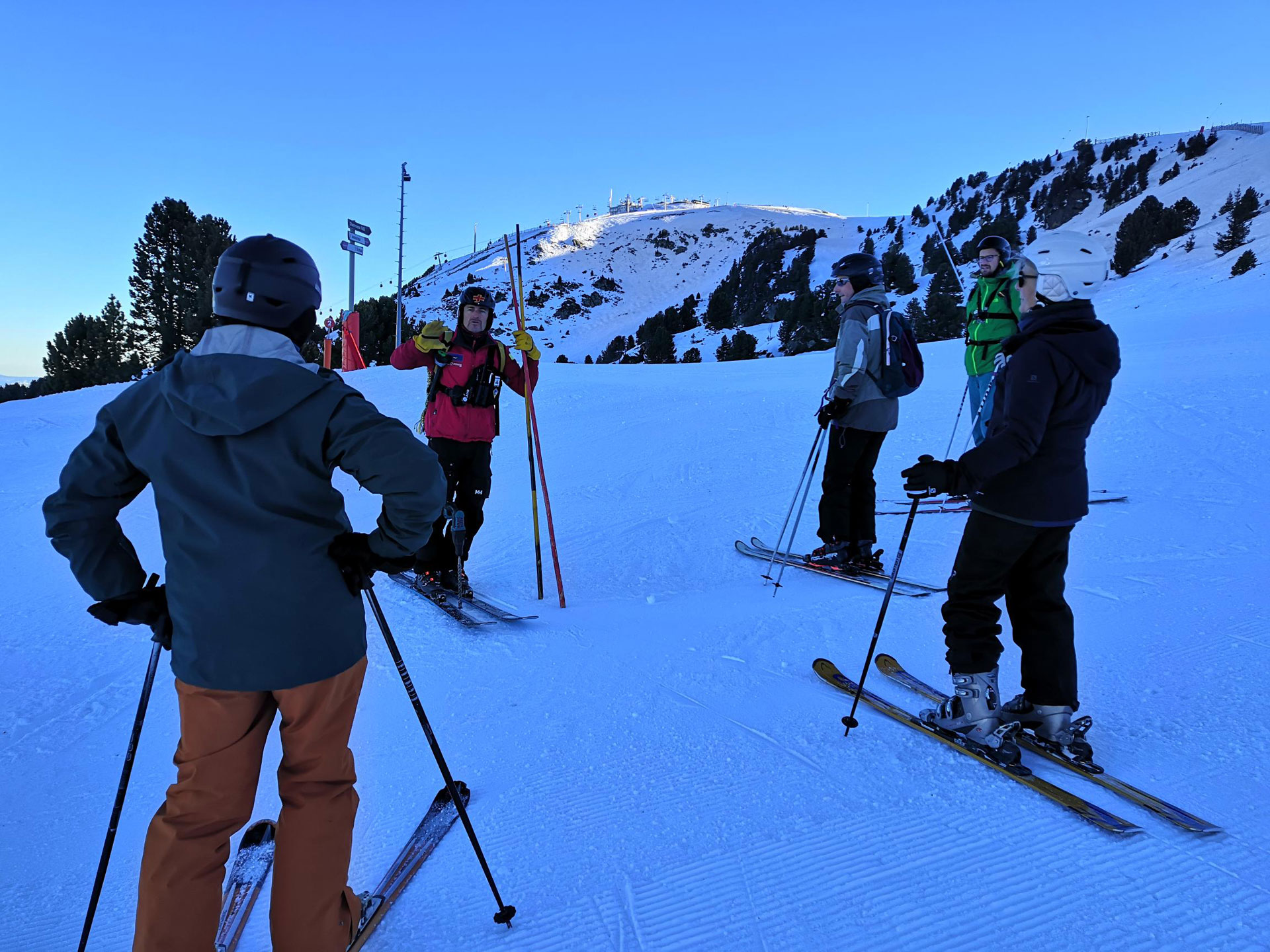 Chamrousse first tracks experience ski slope opening snow marker ski patrol job discovery winter resort grenoble isere french alps france - © EM - OT Chamrousse