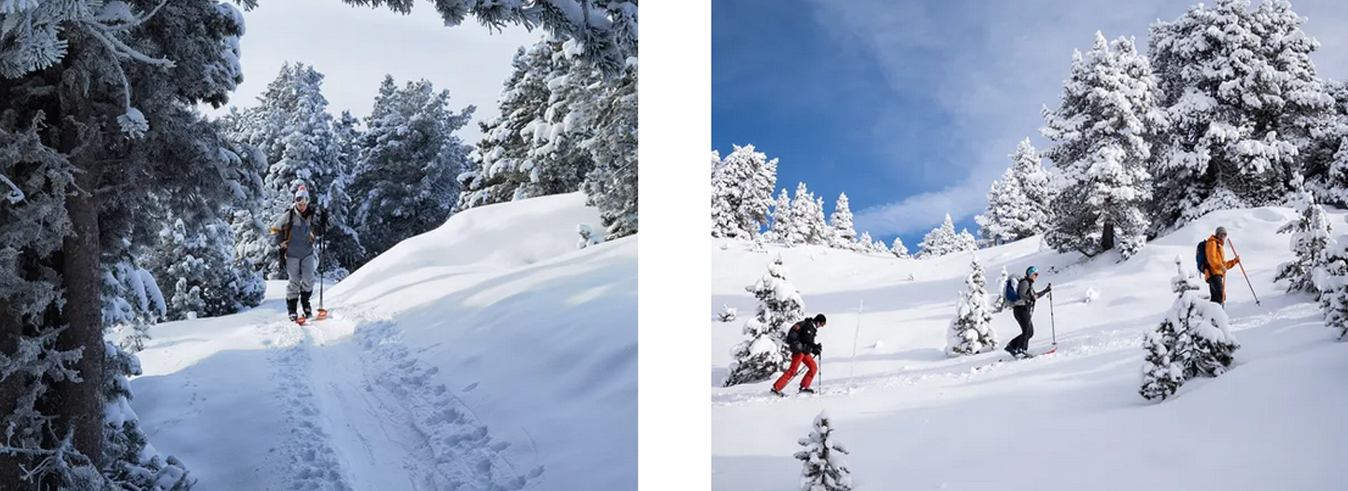 Chamrousse sortie initiation ski randonnée office tourisme grenoble hiver station montagne isère alpes france - © Agence Grenoble Alpes - Flavien Etheve