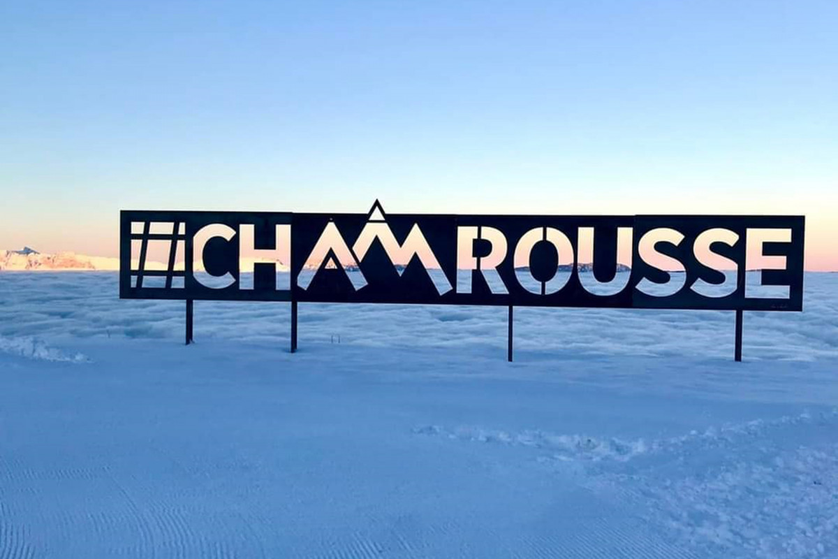 Chamrousse photo sign