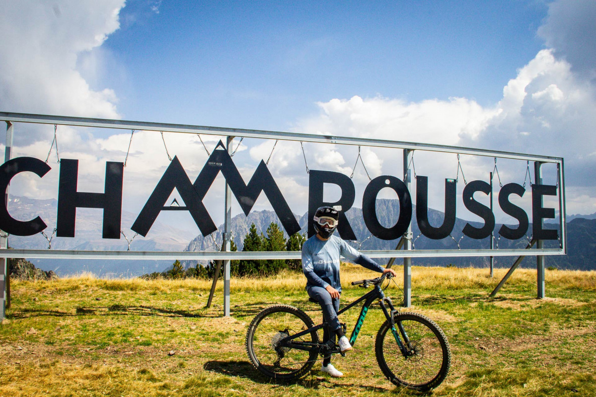 La Chamroussienne mountain bike trail Chamrousse La Chamroussienne mountain bike trail Chamrousse