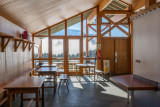 Intérieur salle hors-sac Chamrousse 1600 - Plateau Arselle (domaine nordique)