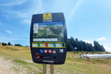 Tafel Plan Fahrradroute Chamrousse