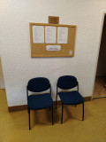 Wartezimmer der Praxis