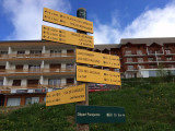 Panneau sentier Chamrousse