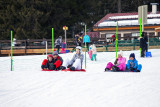 Rodeln Kind Familie Nordisches Gebiet Chamrousse