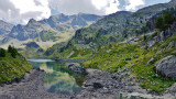 Longet lake in GR738 Belledonne hike Chamrousse La Pra