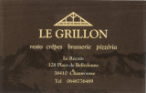 Visitenkarte Le Grillon