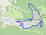 Blauer Mountainbike-Rundkurs n°1 Chamrousse - Tour der Bachat-Dörfer