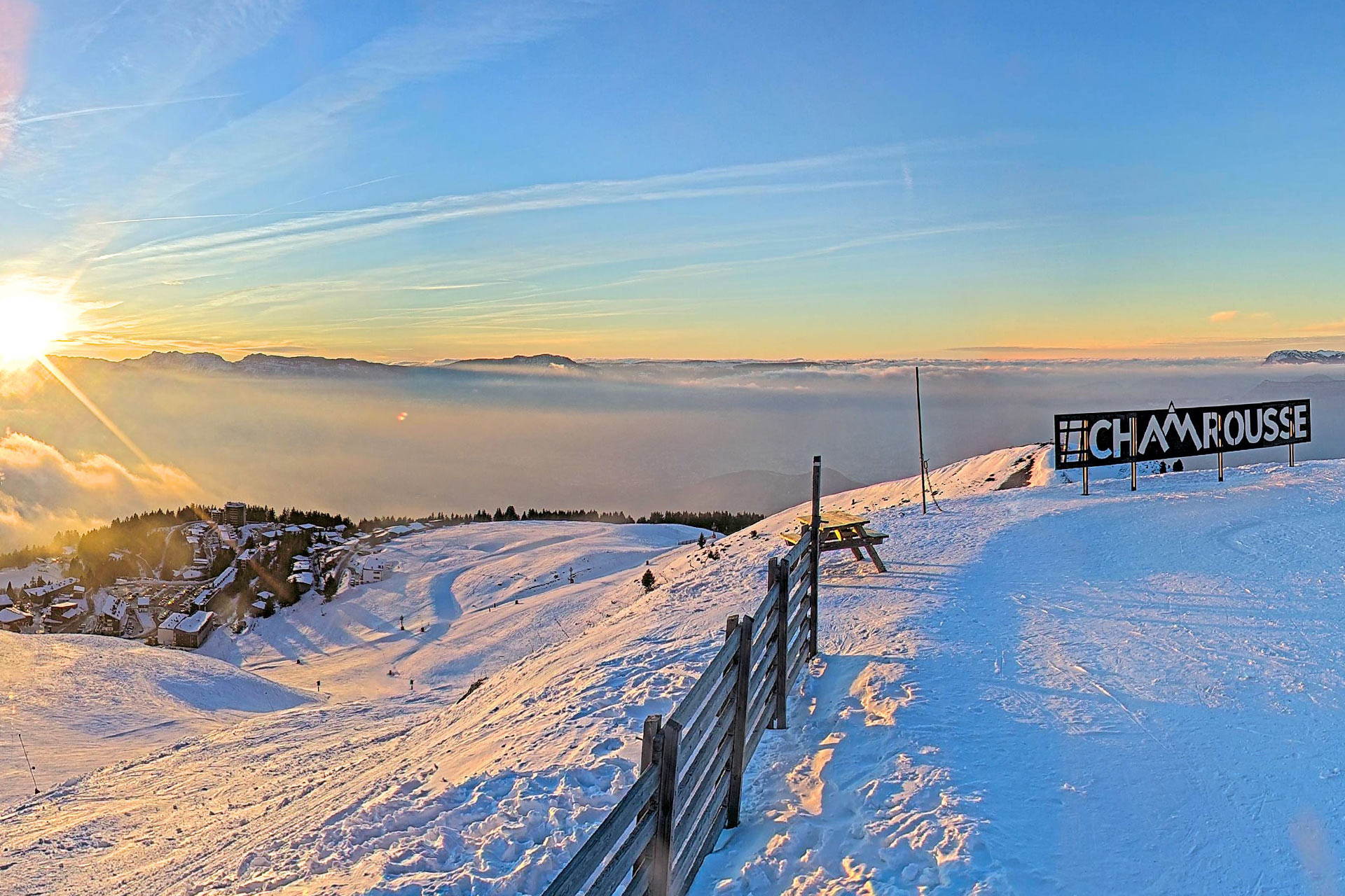 Panorama Fototafel Chamrousse - © Skaping Panorama Fototafel Chamrousse
