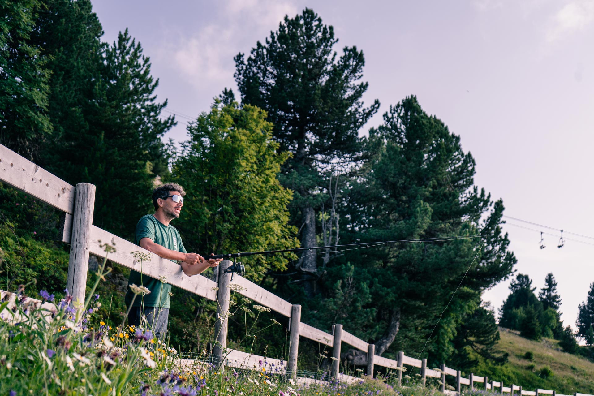 Vallons lake fishing Chamrousse