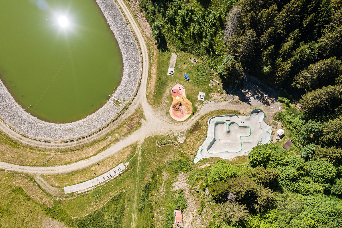 Fun area of la grenouillère Chamrousse