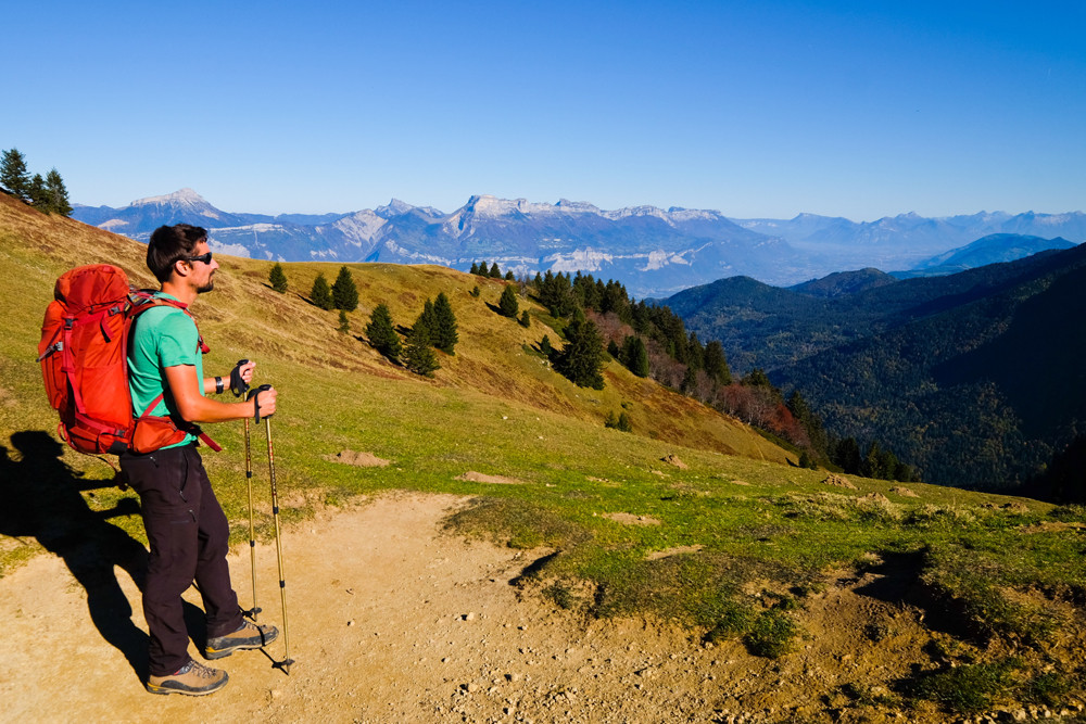 Blick auf das Tal von Grenoble