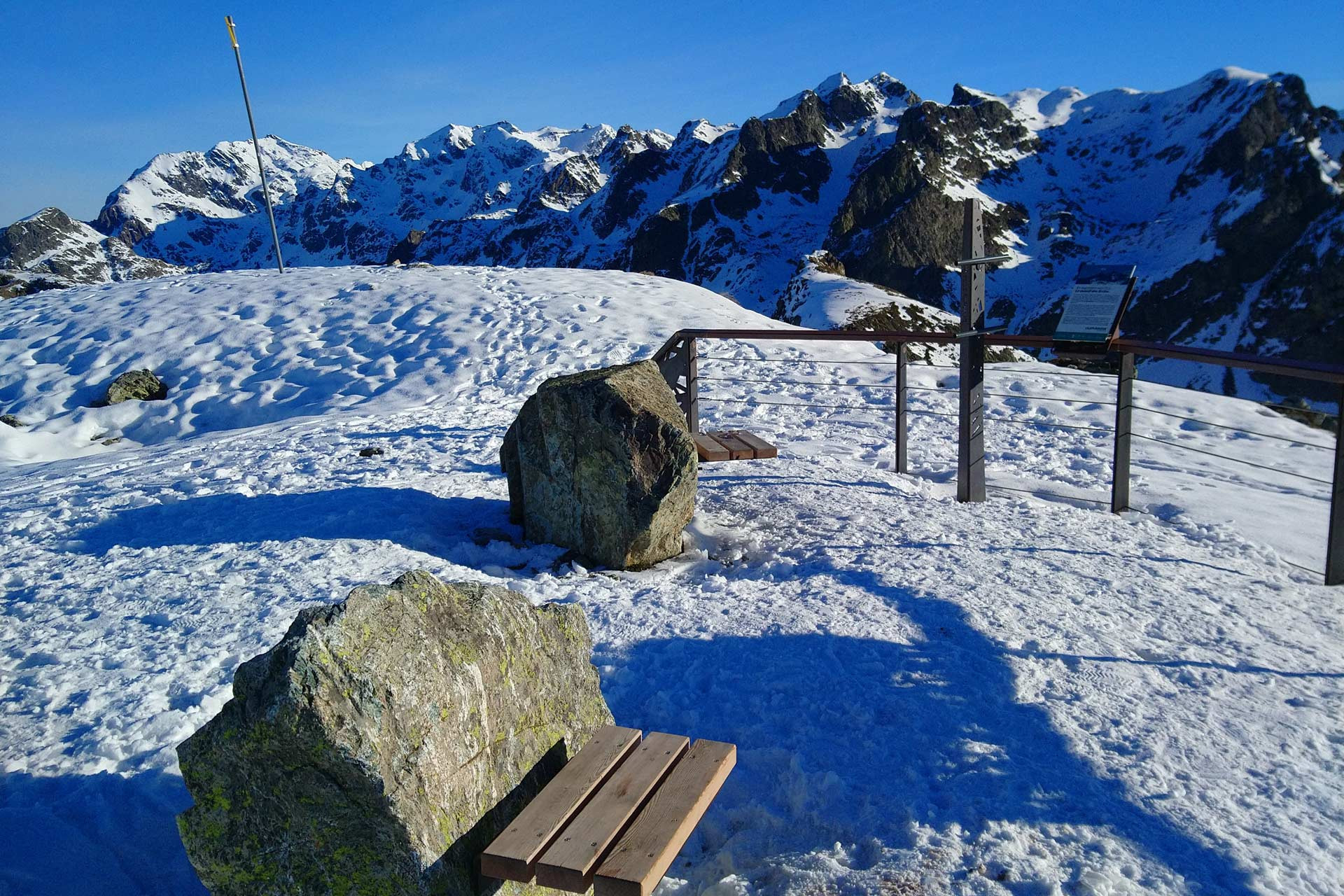 Oisans viewpoint of the Croix de Chamrousse