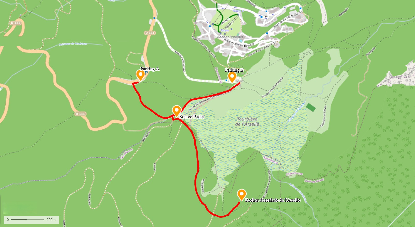 Klettergebiet von Arselle_Chamrousse