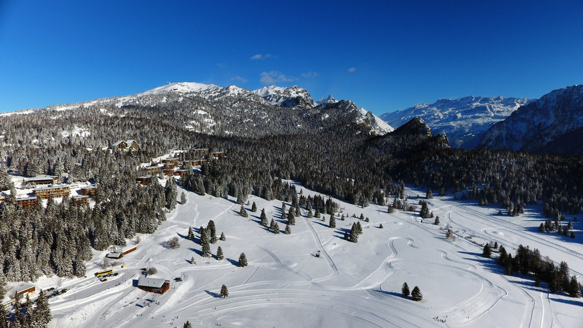 Photo du plateau de l'Arselle en hiver