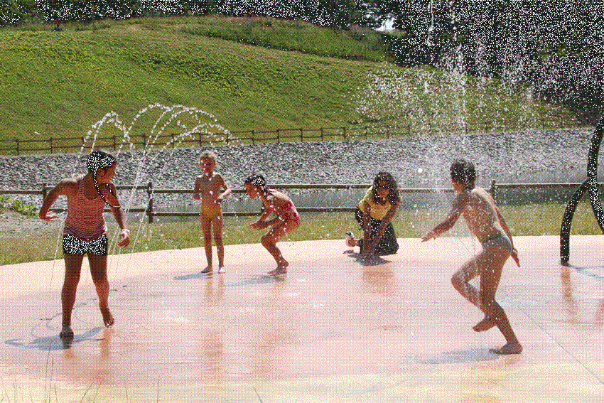 Wasserspiele Station Chamrousse