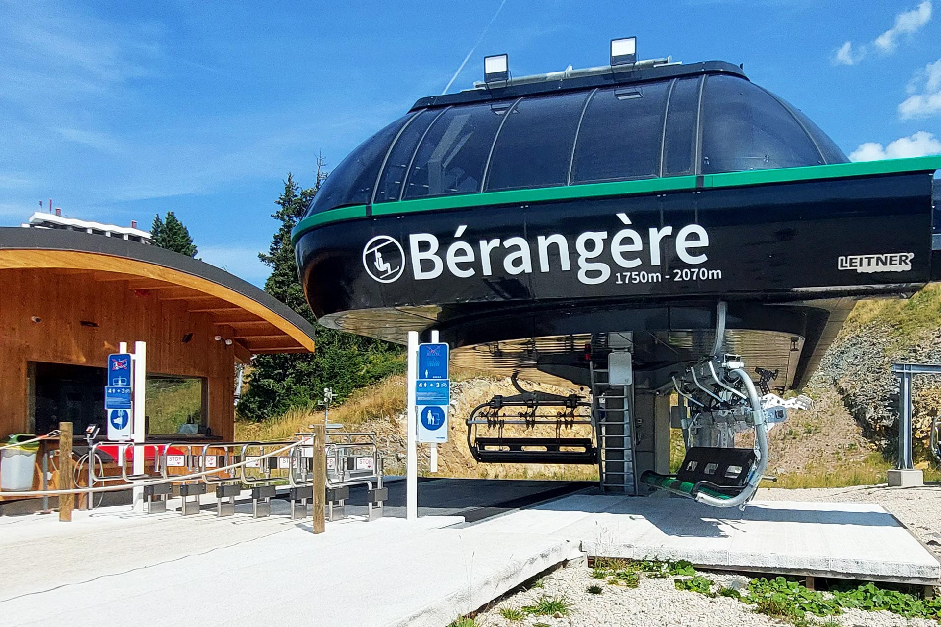 Sessellift Bérangère Chamrousse Sommer