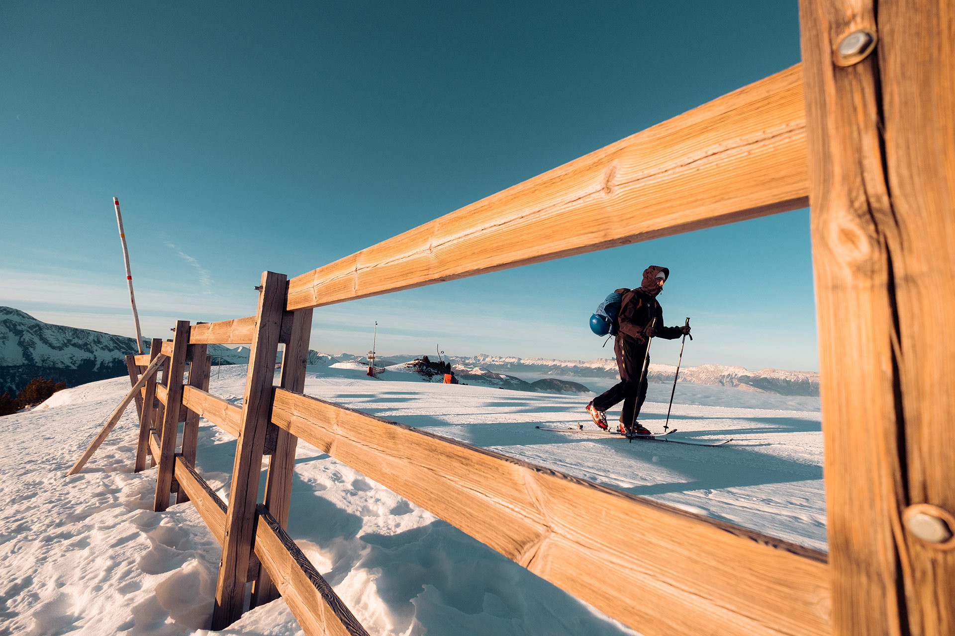 Skiwandern Croix de Chamrousse - © Tim Hopf - Chamrousse Skiwandern Croix de Chamrousse