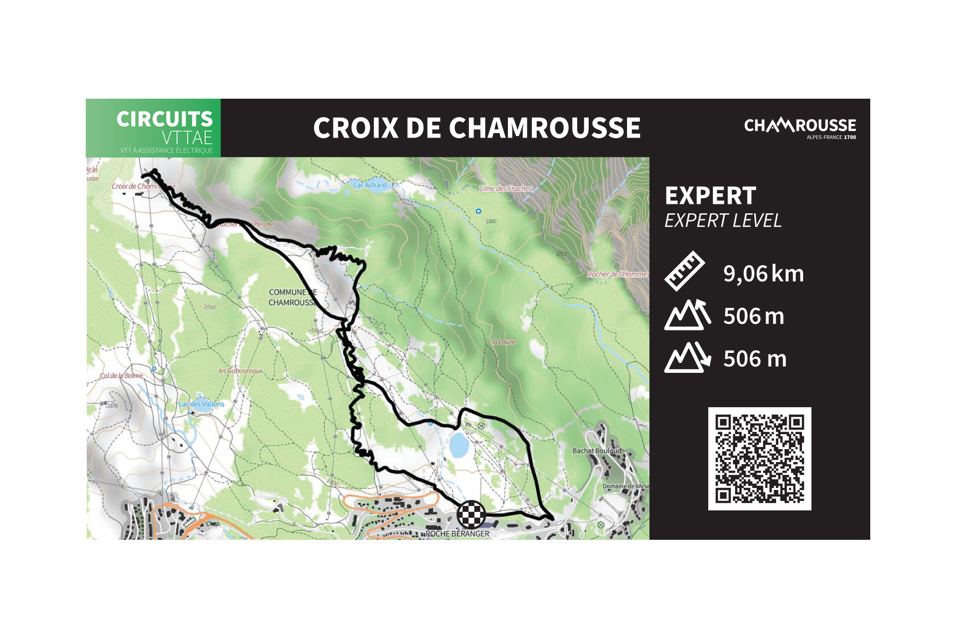 Circuit VTT noir n°4 Croix de Chamrousse en VTT Chamrousse - © CA - OT Chamrousse Circuit VTT noir n°4 Croix de Chamrousse en VTT Chamrousse