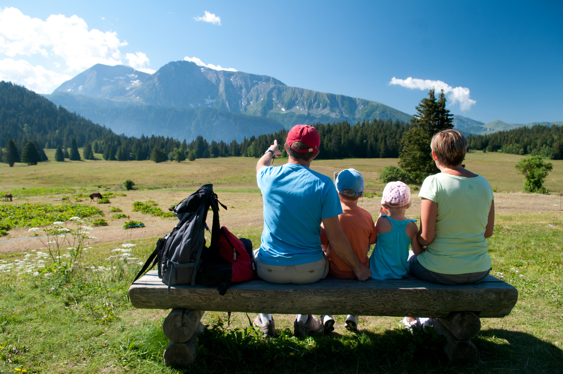 Plateau de l'Arselle mit der Familie Chamrousse - © Imagesetreves.fr Plateau de l'Arselle mit der Familie Chamrousse