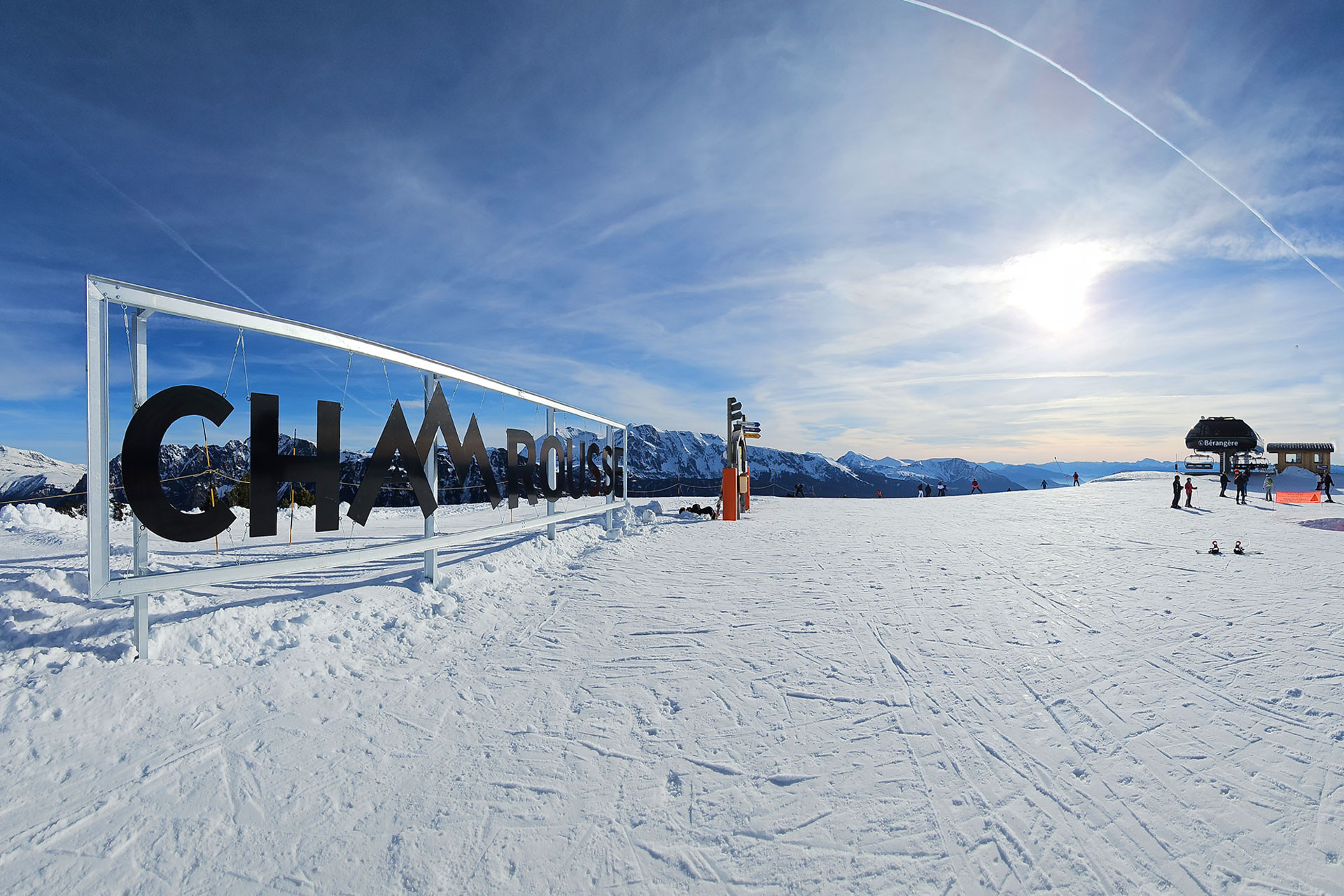 Fotopunkt Briefe Chamrousse