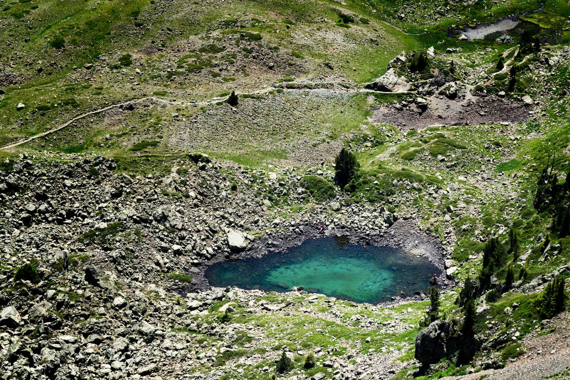 Infernet pass lake Chamrousse - © Ann David Infernet pass lake Chamrousse