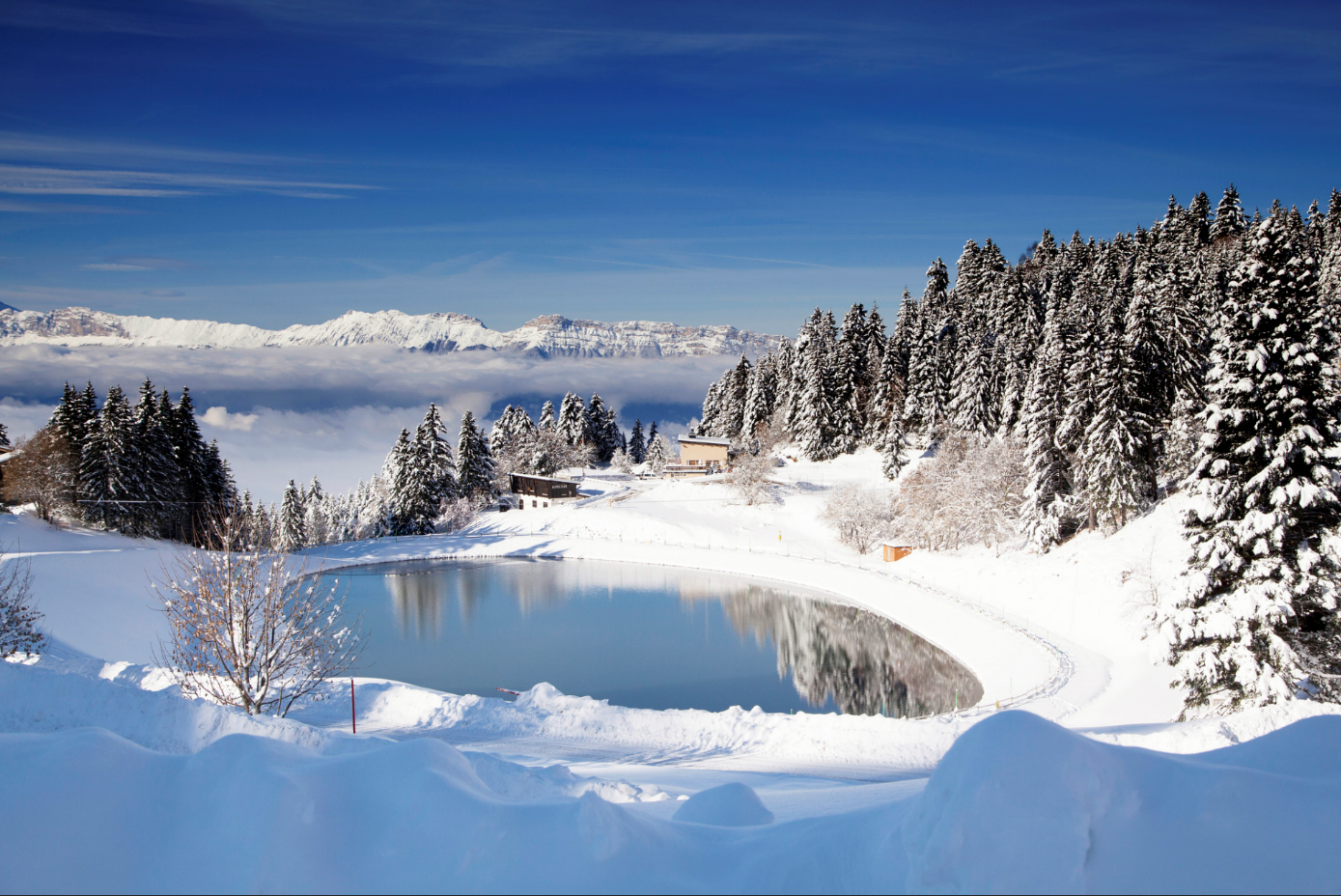 Grenouillère lake Grenouillère lake